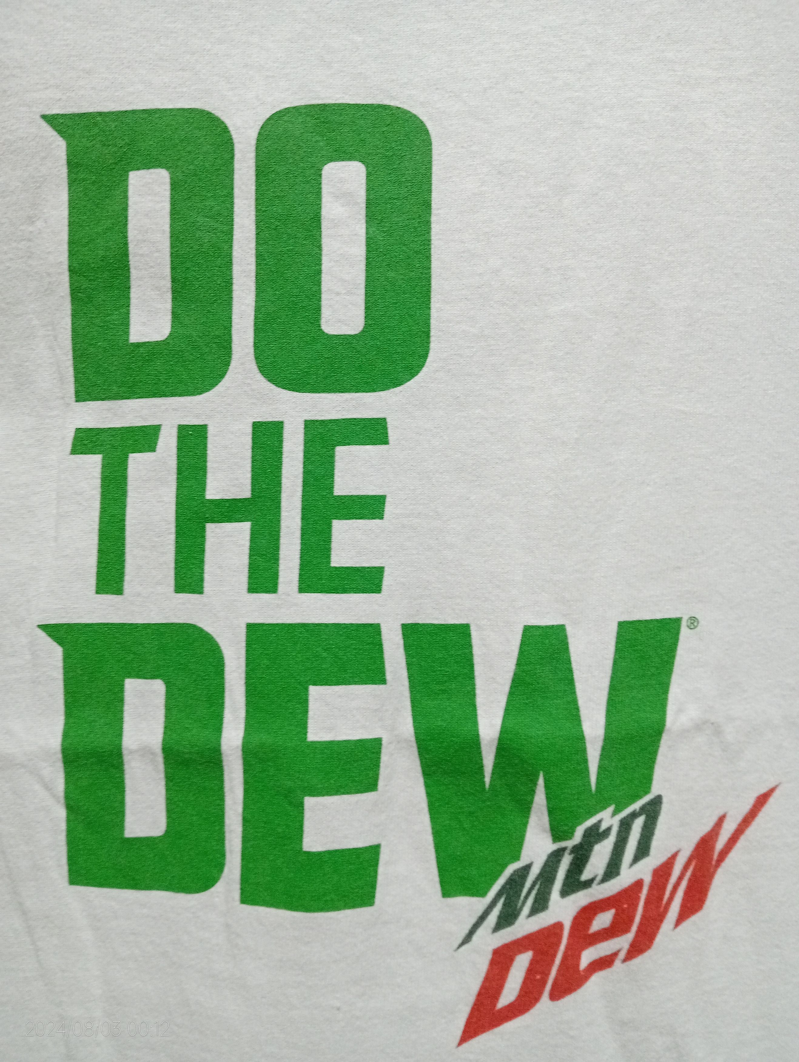 Mountain Dew × Vintage Vintage Y2K Delta Mountain Dew Do The Dew Tee Size US S / EU 44-46 / 1 - 9 Thumbnail