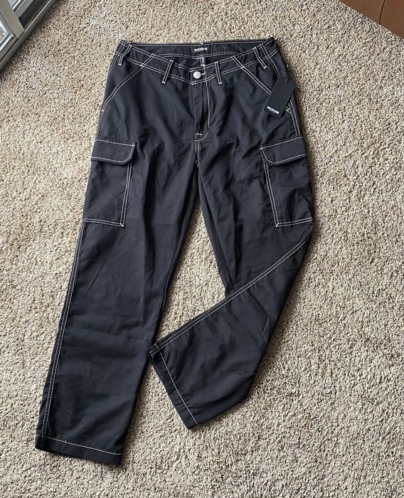 DENIM CLASSIC CARGO PANTS - LIGHT