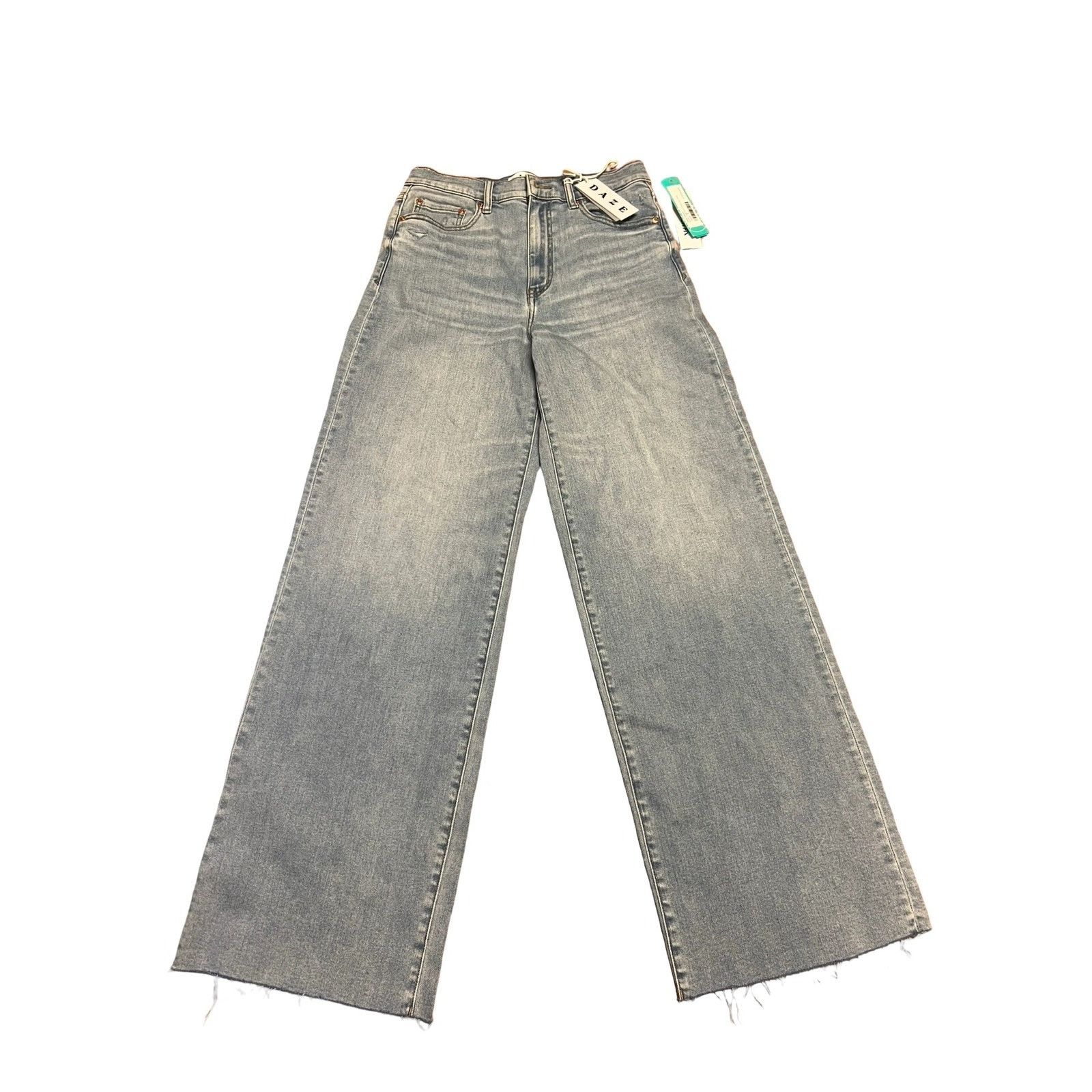 Vintage Daze Denim Womens High Rise Wide Leg Jeans Size 4 Light Wash Size 27" / US 4 / IT 40 - 1 Thumbnail