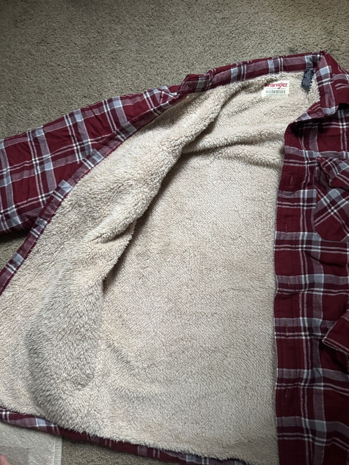 Wrangler Wrangler Authentic Fur Lined Flannel Size US L / EU 52-54 / 3 - 3 Thumbnail