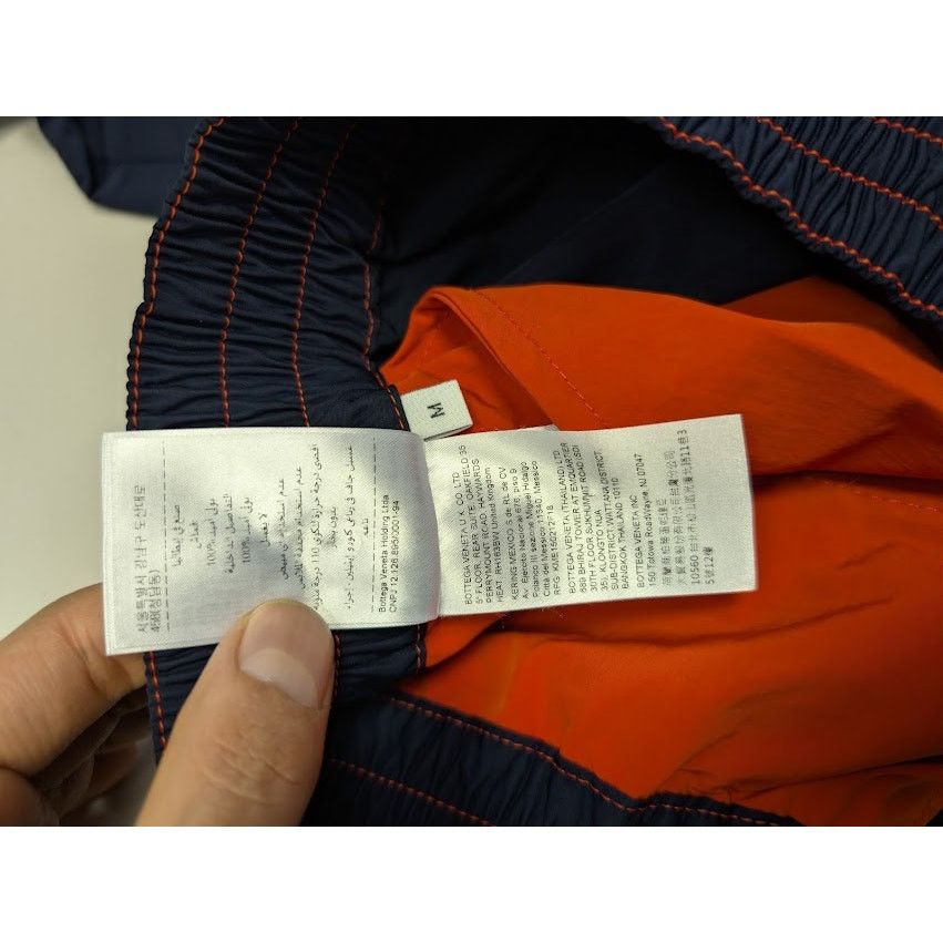 Bottega Veneta o1rshd1 Tech Nylon Track Suit Trousers Pant in Navy Blue Size US 32 / EU 48 - 21 Thumbnail