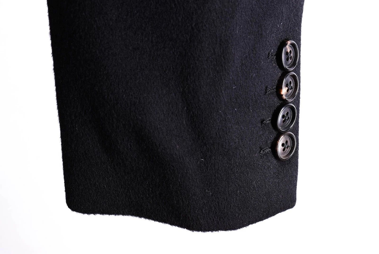 Baldessarini Baldessarini Classic Black Overcoat Long Button Coat Size US L / EU 52-54 / 3 - 4 Thumbnail