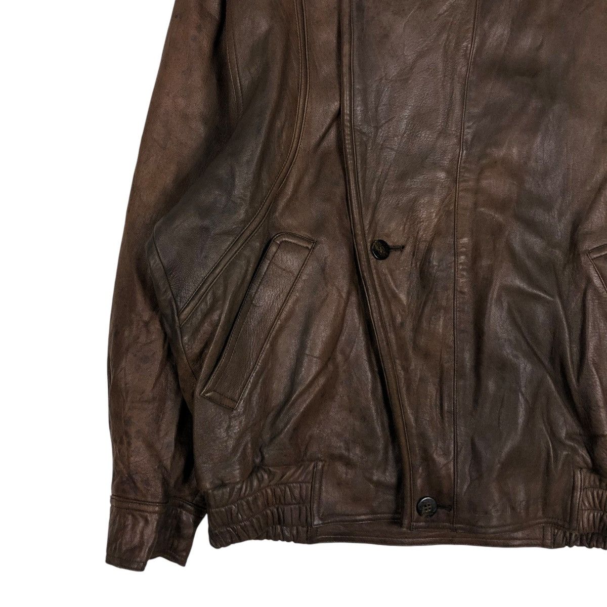Lancel 🔥VINTAGE BIKER LEATHER JACKET LANCEL PARIS Size US M / EU 48-50 / 2 - 7 Thumbnail