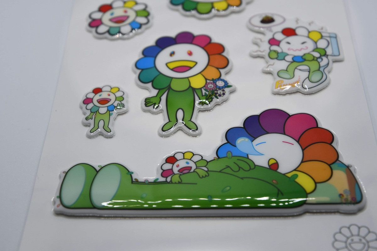 Takashi Murakami Takashi Murakami - Bubblingly Sticker - Flower Parent and Child A Size ONE SIZE - 4 Thumbnail