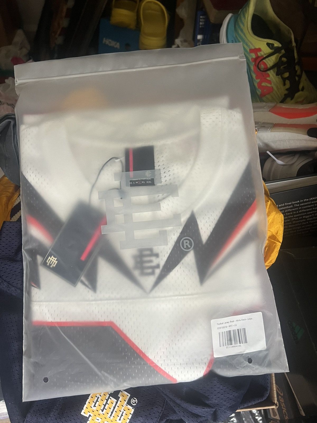 Eric Emanuel Eric Emanuel sport jersey 91 white large Size US L / EU 52-54 / 3 - 4 Thumbnail