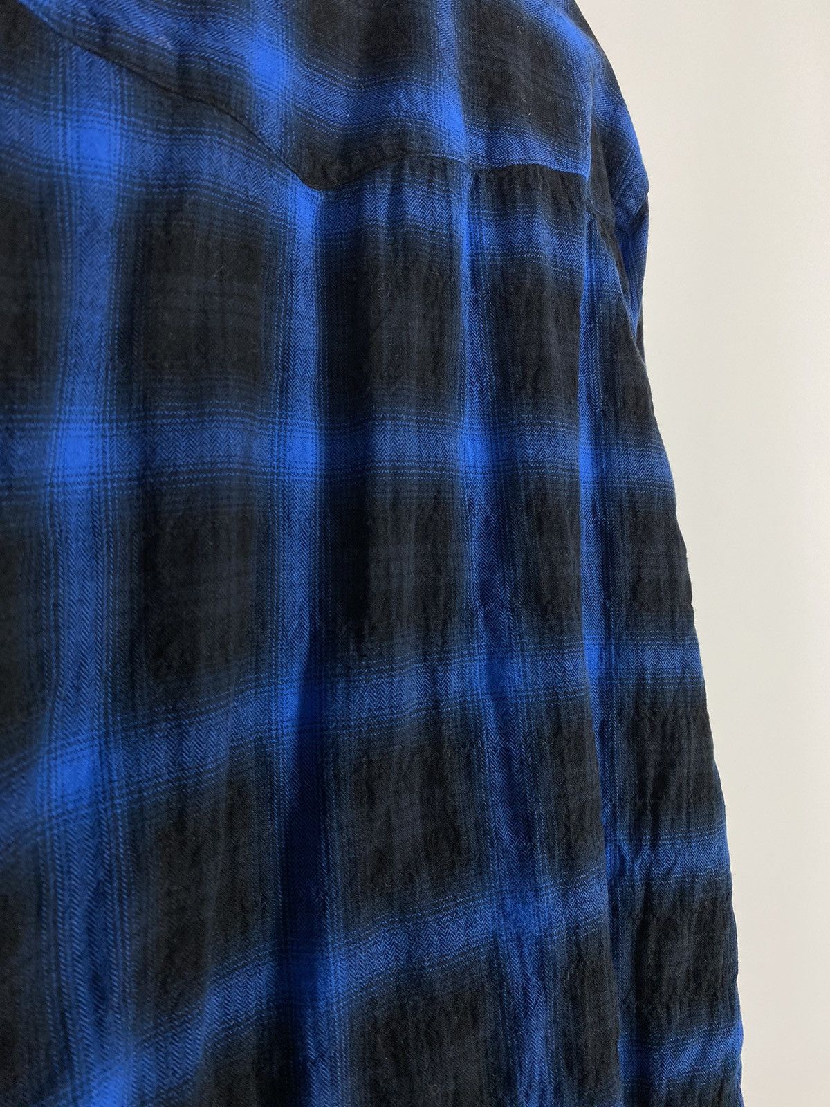 Officine Generale Officine Generale x Barneys New York Wrinkled Flannel Shirt Size US M / EU 48-50 / 2 - 9 Thumbnail