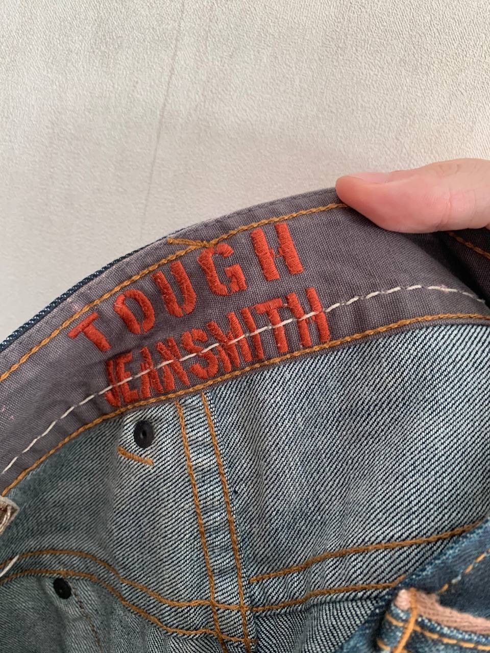 If Six Was Nine × Japanese Brand × Le Grande Bleu (L.G.B.) TOUGH JEANSMITH RUSTY BACKLE BACK JEANS Size US 32 / EU 48 - 11 Thumbnail