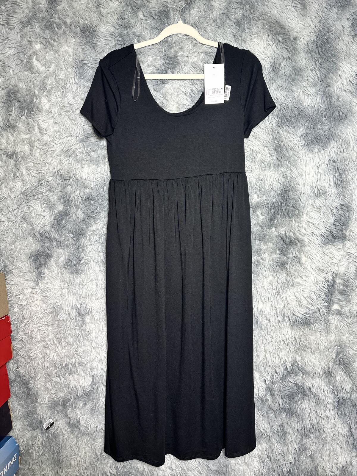 Isabel Marant Isabel Black Short Sleeve Maxi Dress Size S Size S / US 4 / IT 40 - 1 Thumbnail