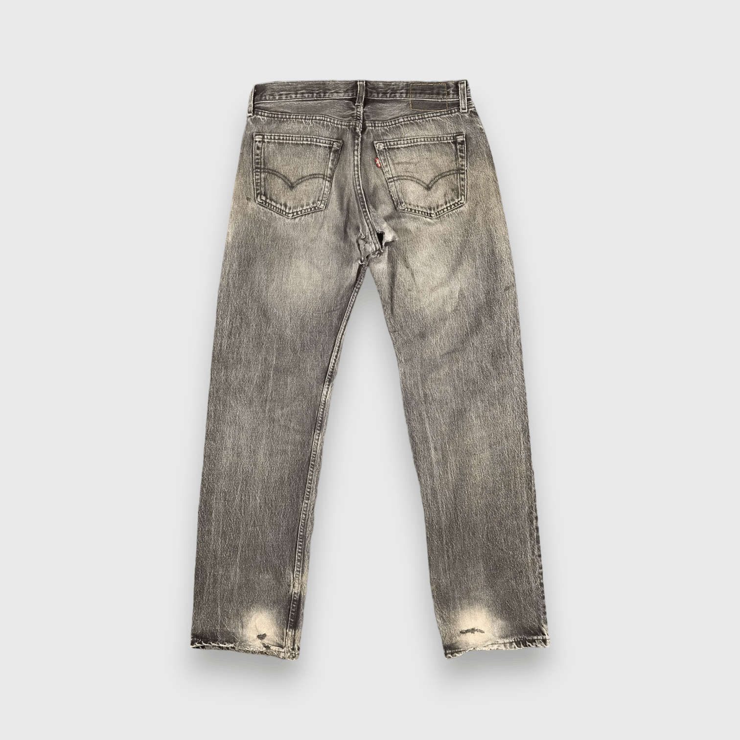Levi's 90s Vintage Distress Levis 501 Jeans-J1479 Size US 33 - 2 Thumbnail