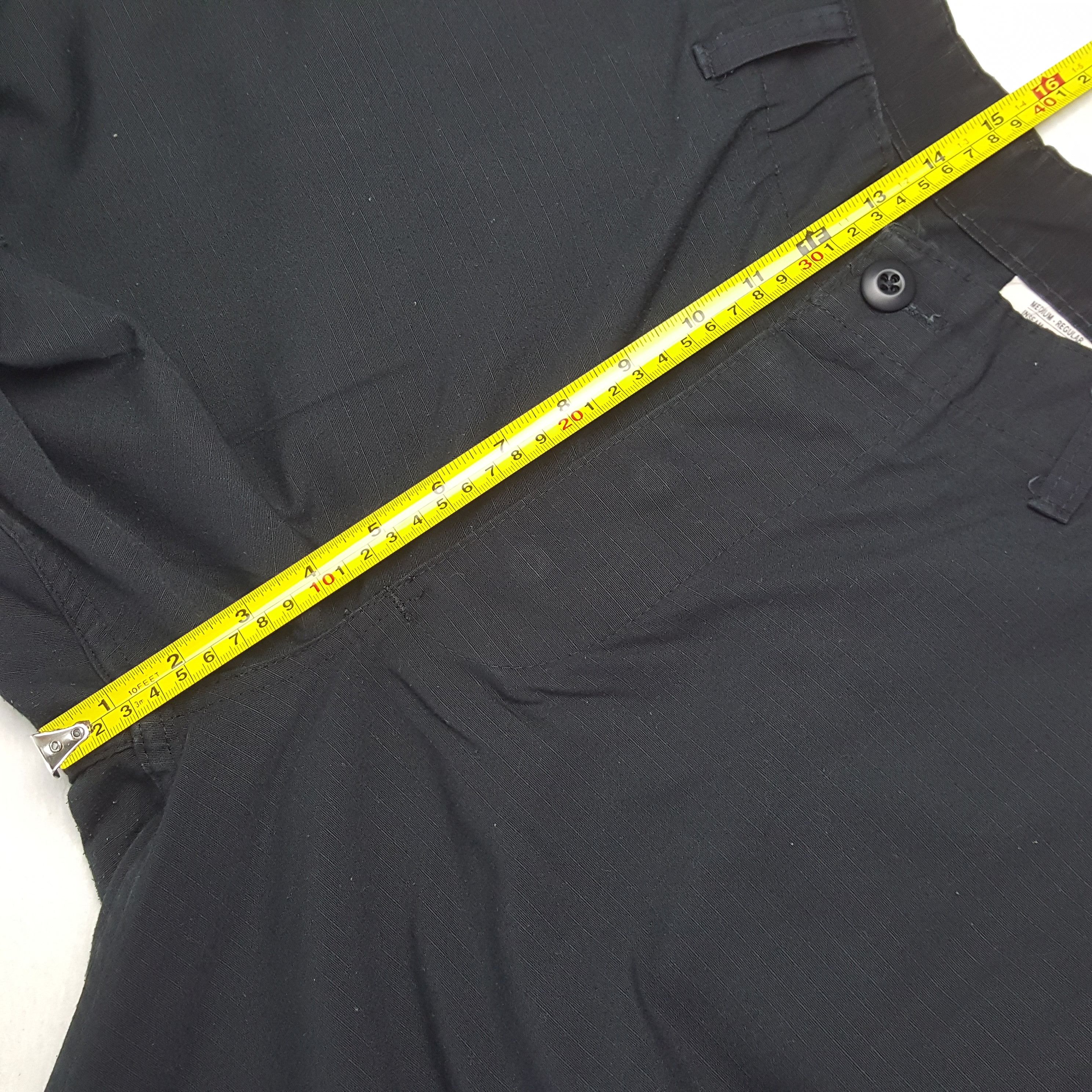 Designer Vintage Black Cargo Streetwear Skateboard Casual Pants RR9 Size US 30 / EU 46 - 8 Thumbnail