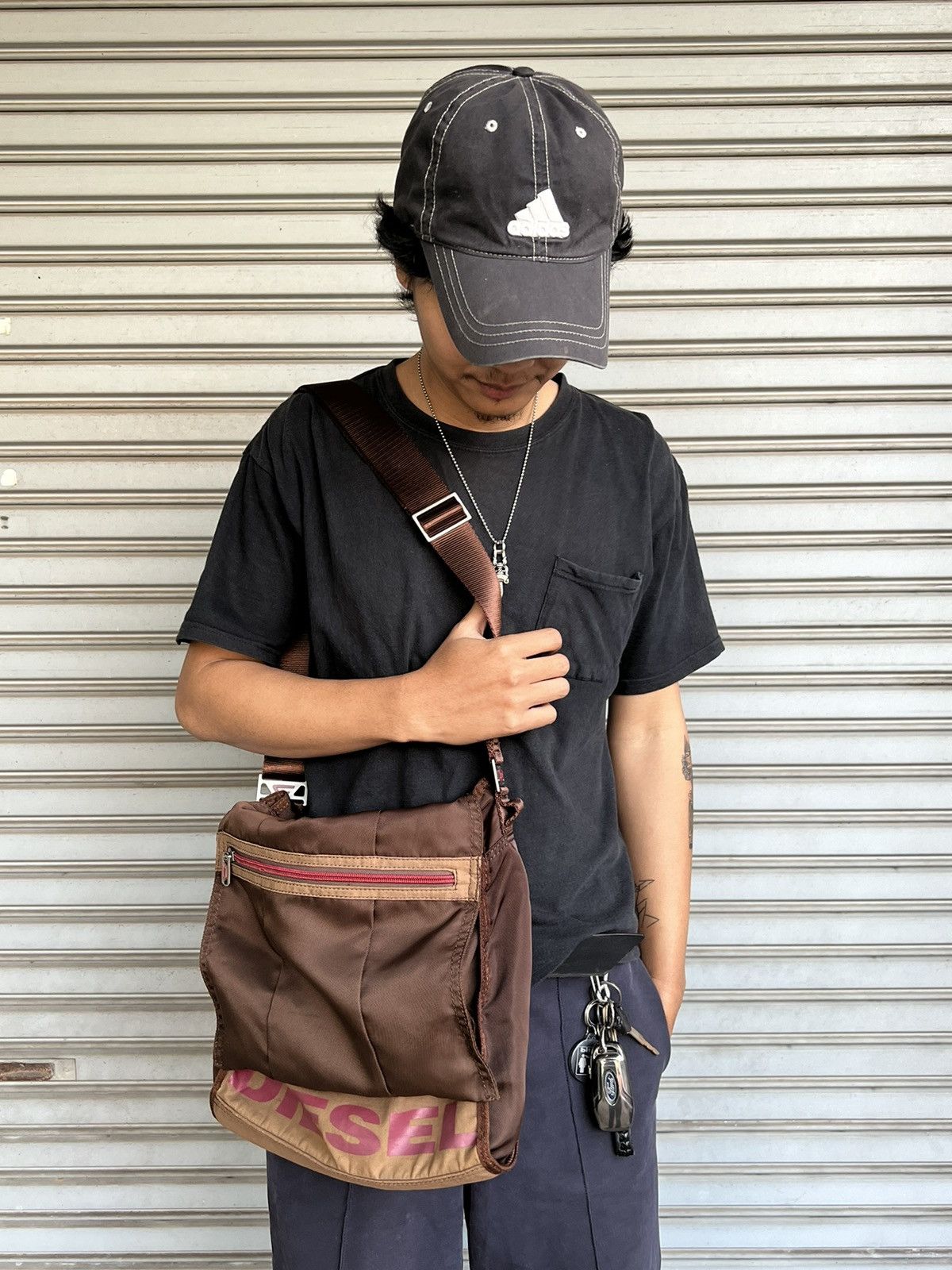 Diesel DIESEL Vintage Shoulder Sling Bag Size ONE SIZE - 14 Thumbnail