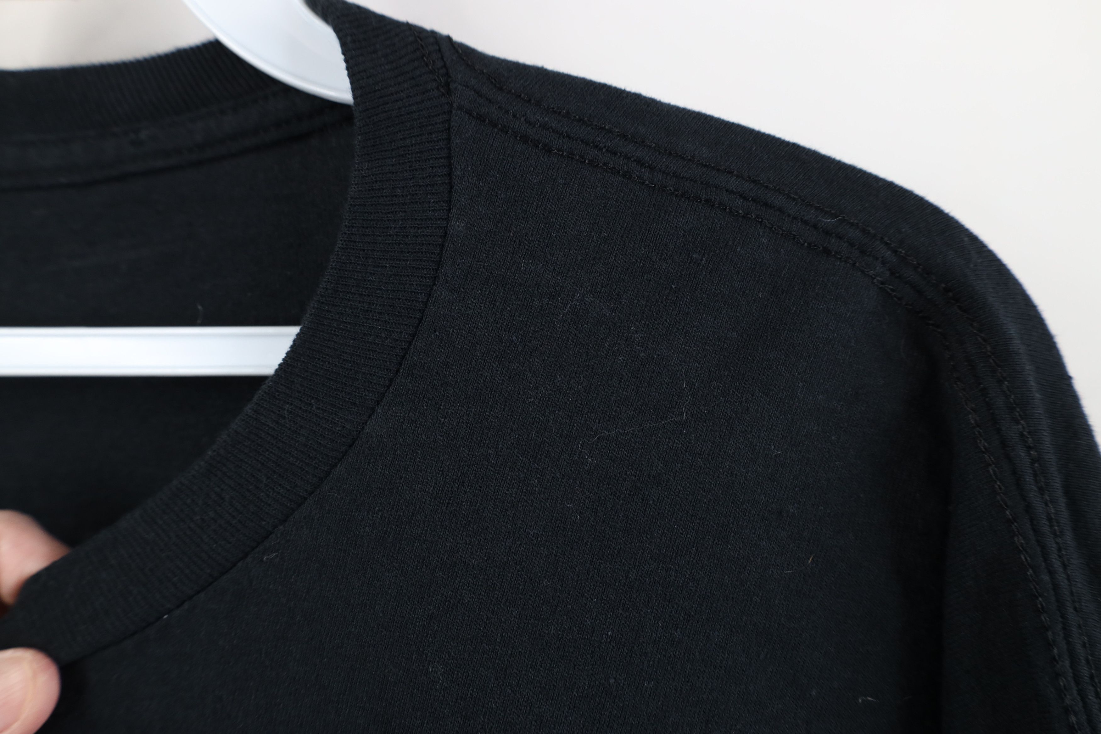 Vintage Vintage 90s Y2K Streetwear Long Sleeve T-Shirt Black Cotton Size US XXL / EU 58 / 5 - 5 Thumbnail