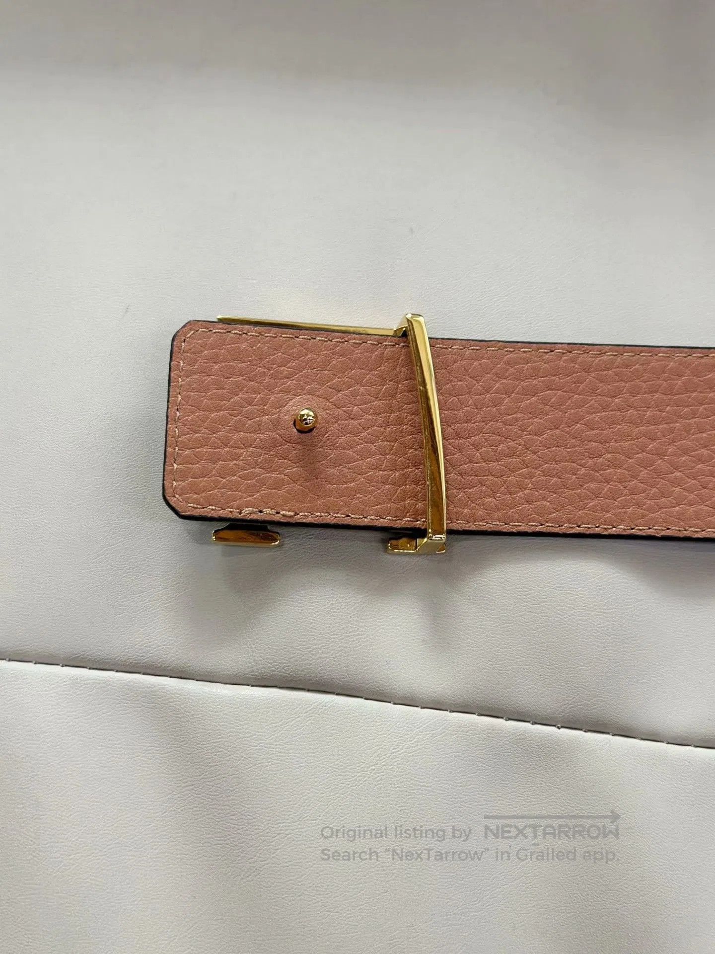 Louis Vuitton LV Reversible Black-Brown Leather Belt. Size ONE SIZE - 7 Thumbnail