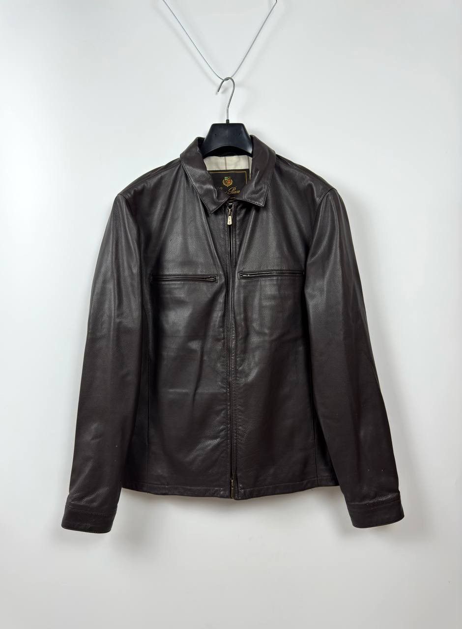 Loro Piana Loro Piana Leather Brown Jacket Size US M / EU 48-50 / 2 - 1 Thumbnail