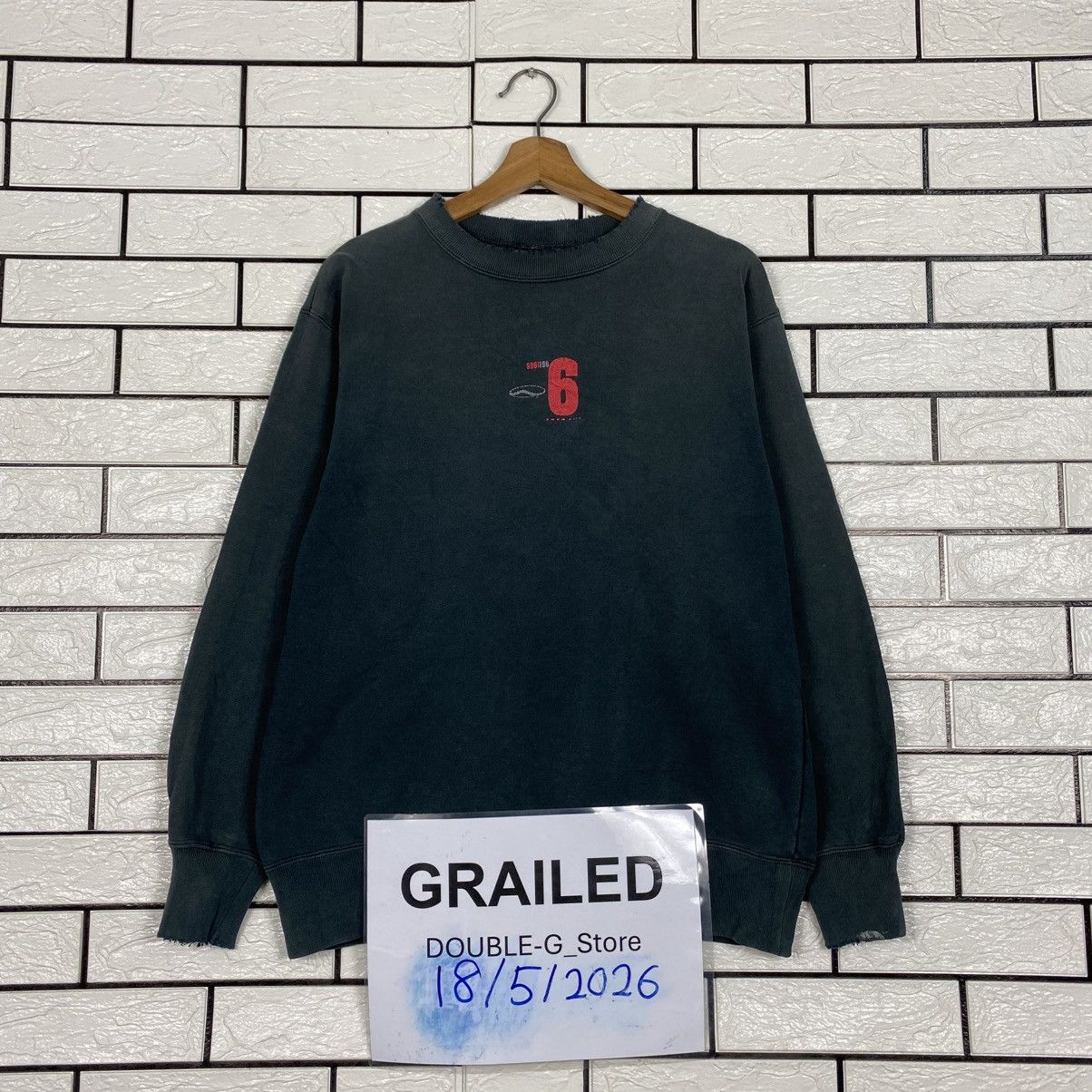Japanese Brand Vintage Sweatshirt Vans Big Logo Size US M / EU 48-50 / 2 - 1 Thumbnail