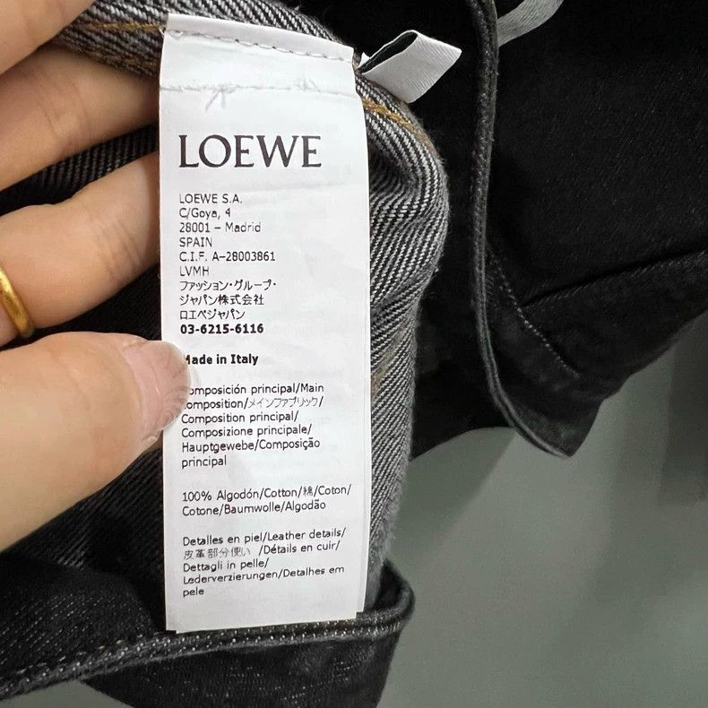 Loewe LOEWE Tattooed denim jacket in the background Size M / US 6-8 / IT 42-44 - 3 Thumbnail