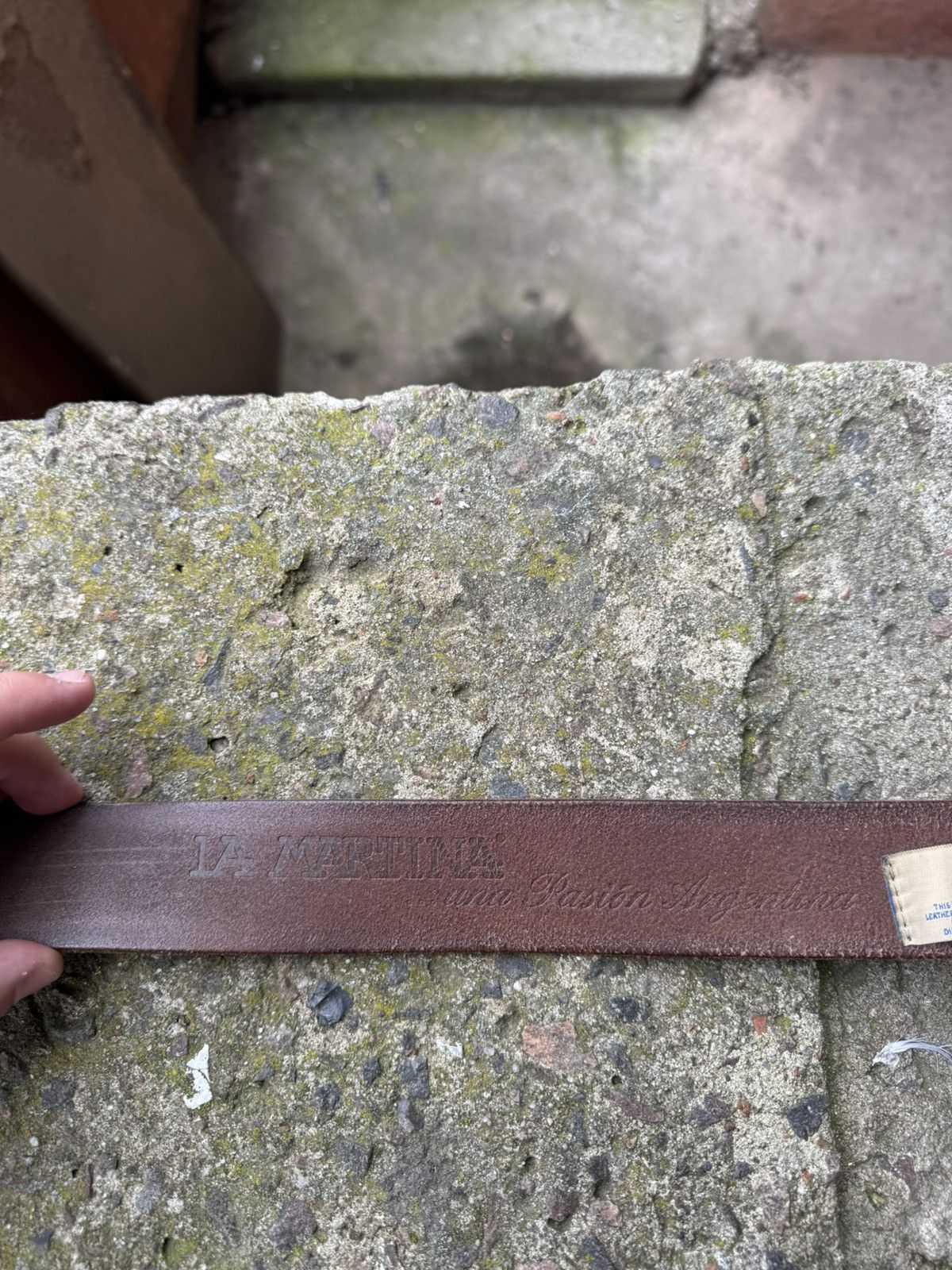 La Martina Vintage La Martina Leather Belt 105cm Size ONE SIZE - 10 Thumbnail