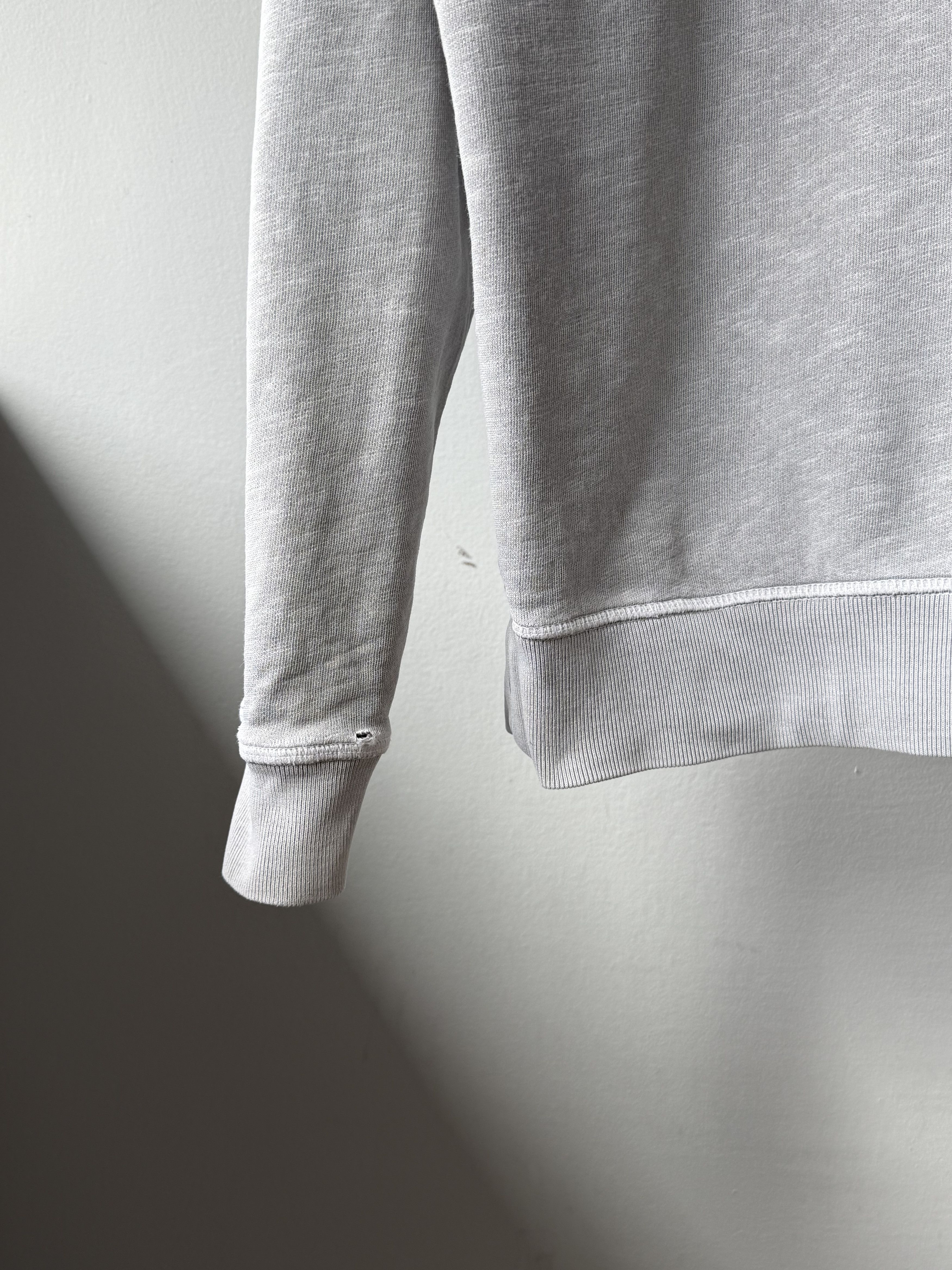 Allsaints Allsaints Wilde Crew Neck Grey Marl Cotton Logo Sweatshirt Size US XS / EU 42 / 0 - 9 Thumbnail