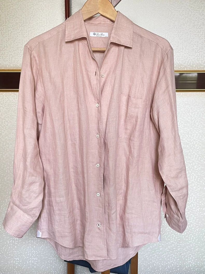 Other LORO PIANA Full linen ladies shirt Size M / US 6-8 / IT 42-44 - 1 Thumbnail
