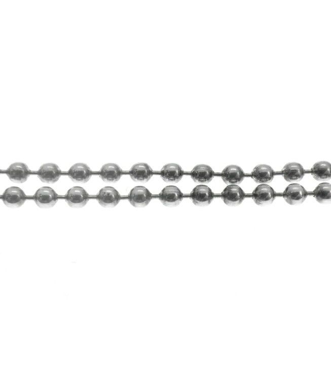 Chrome Hearts Chrome Hearts R30 Silver Ball Chain Necklace Size ONE SIZE - 4 Thumbnail