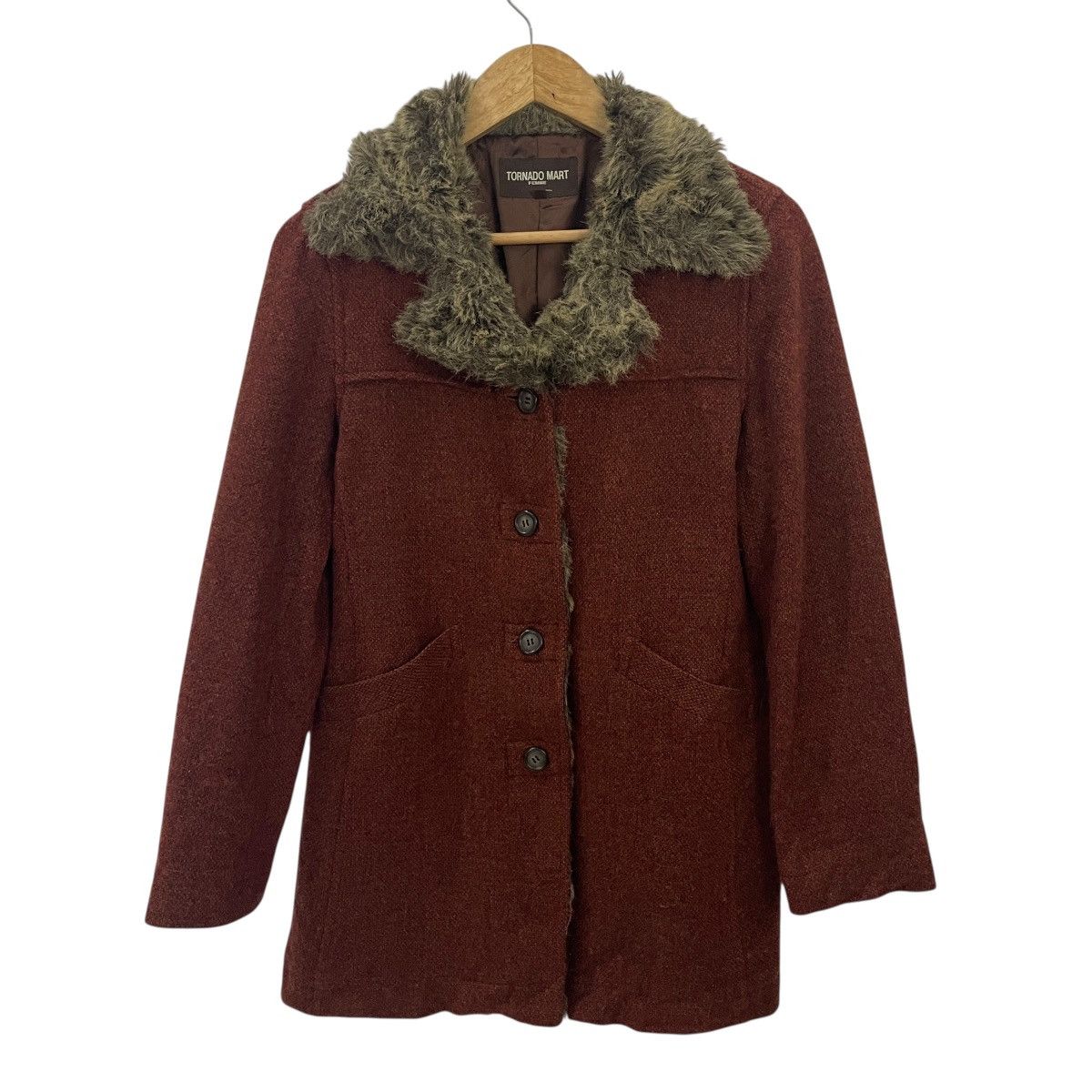 Tornado Mart Vintage Tornado Mart Fur Jacket Size L / US 10 / IT 46 - 1 Thumbnail