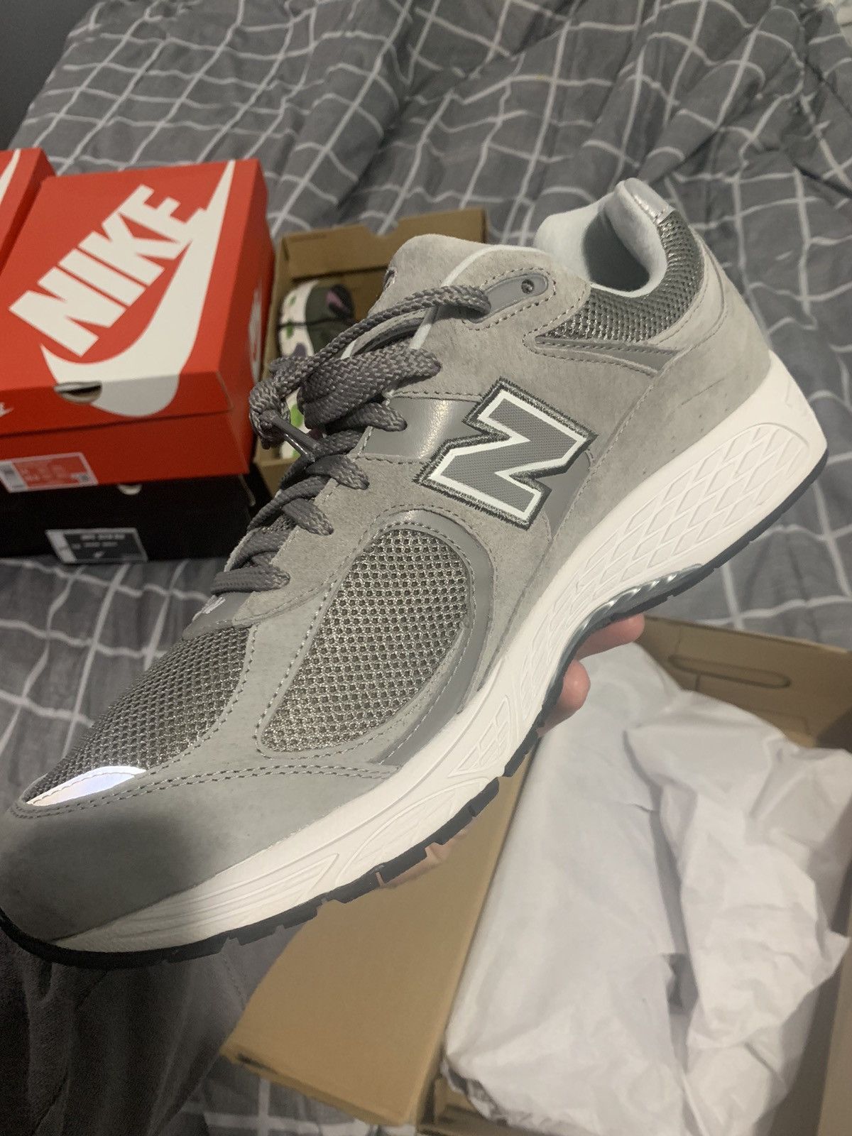 New Balance New Balance 2002R Grey Size US 14 / EU 47 - 3 Thumbnail