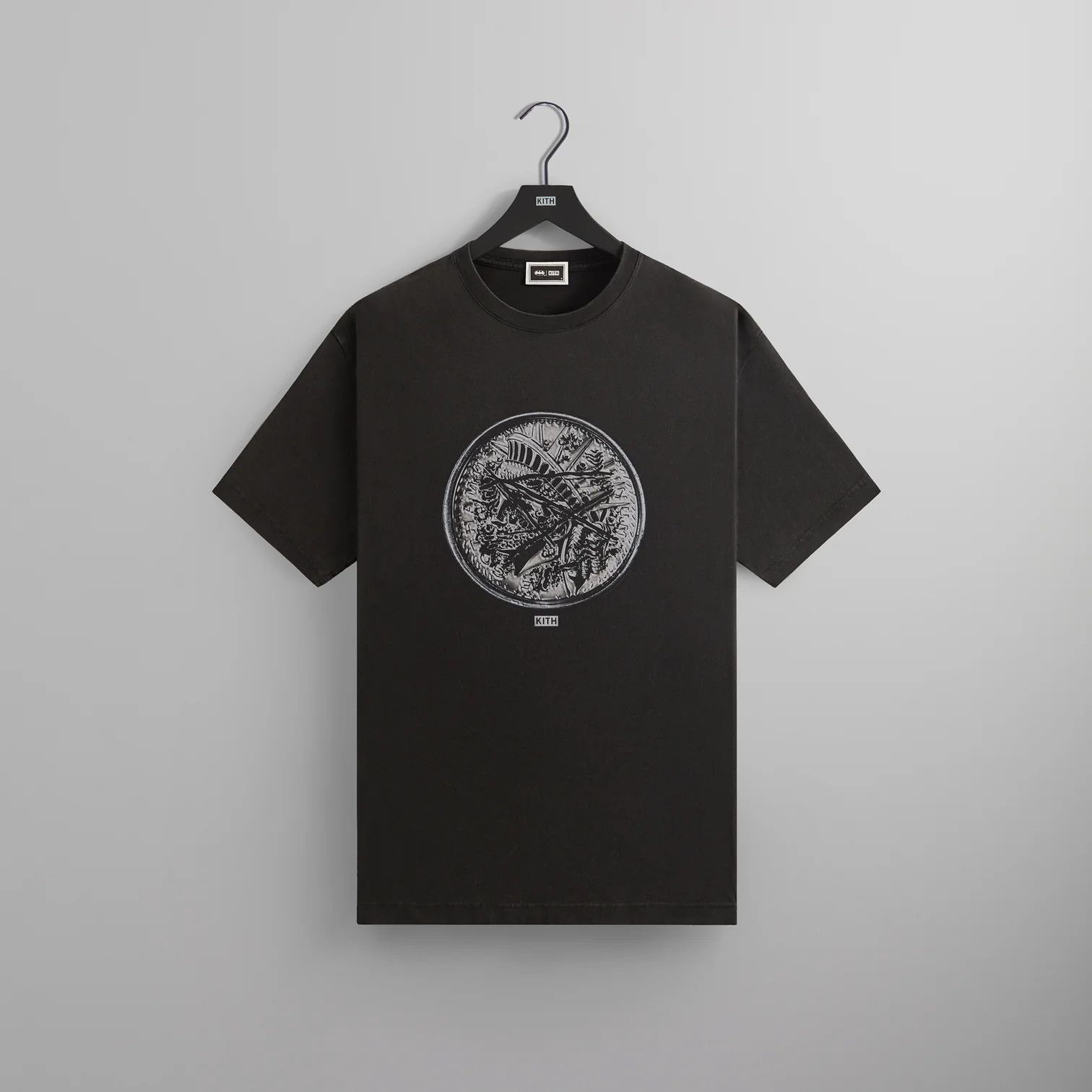 ☆ KITH x BATMAN Coin vintage tee コラボTシャツ ☆ Kith x Batman Dark Knight Vintage Tee Black Men's - FW24 - US