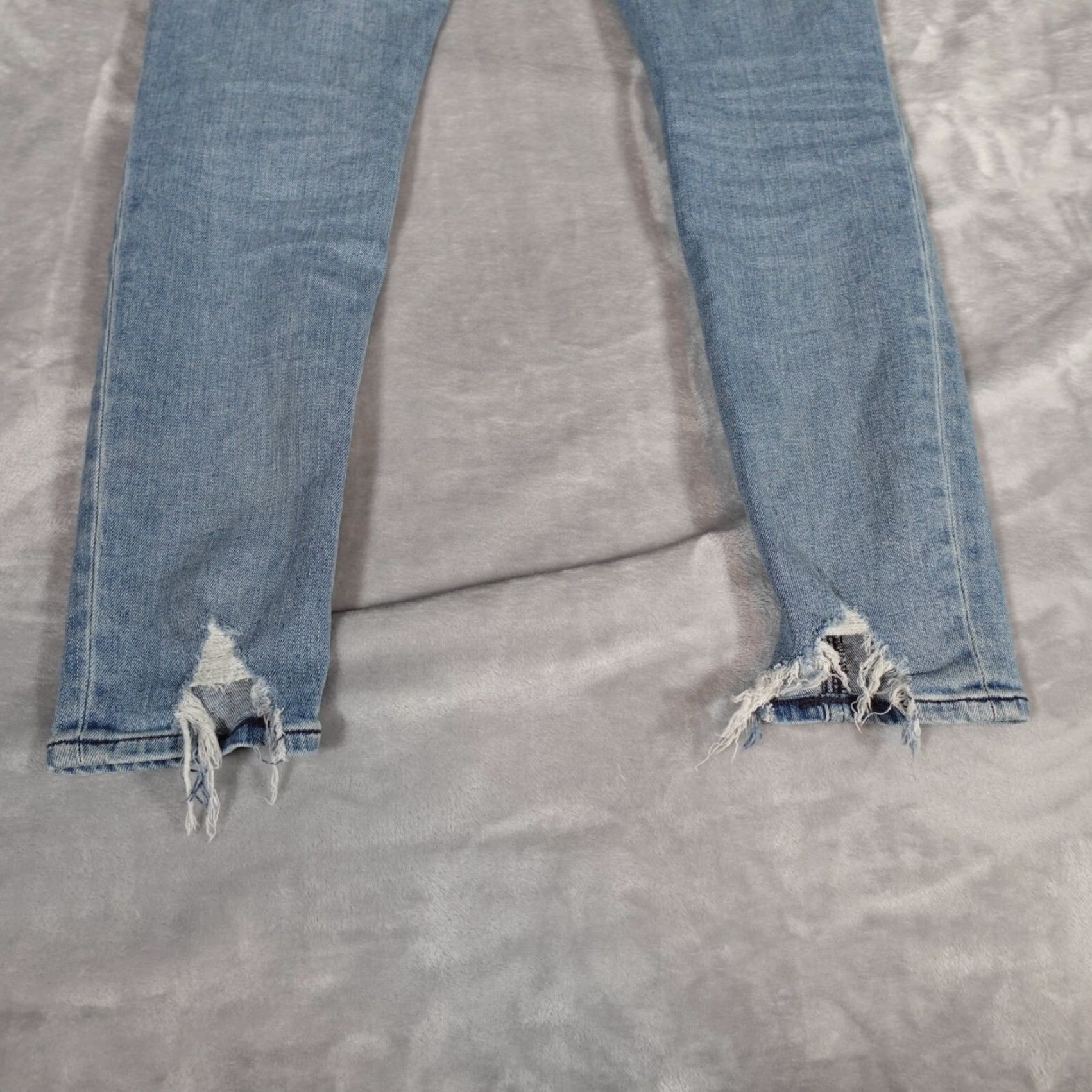 Rag & Bone Rag & Bone Distressed Ankle Jeans Women's 25 Slim Fit Blue Denim Size 42" / US 20 - 2 Thumbnail