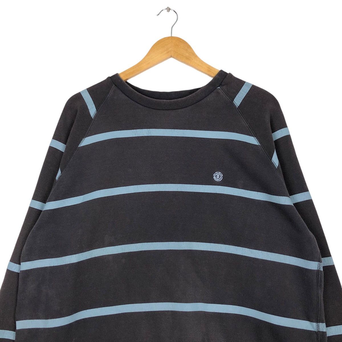 Element Element Brand Striped Sweatshirt Rare Medium Size US M / EU 48-50 / 2 - 2 Thumbnail