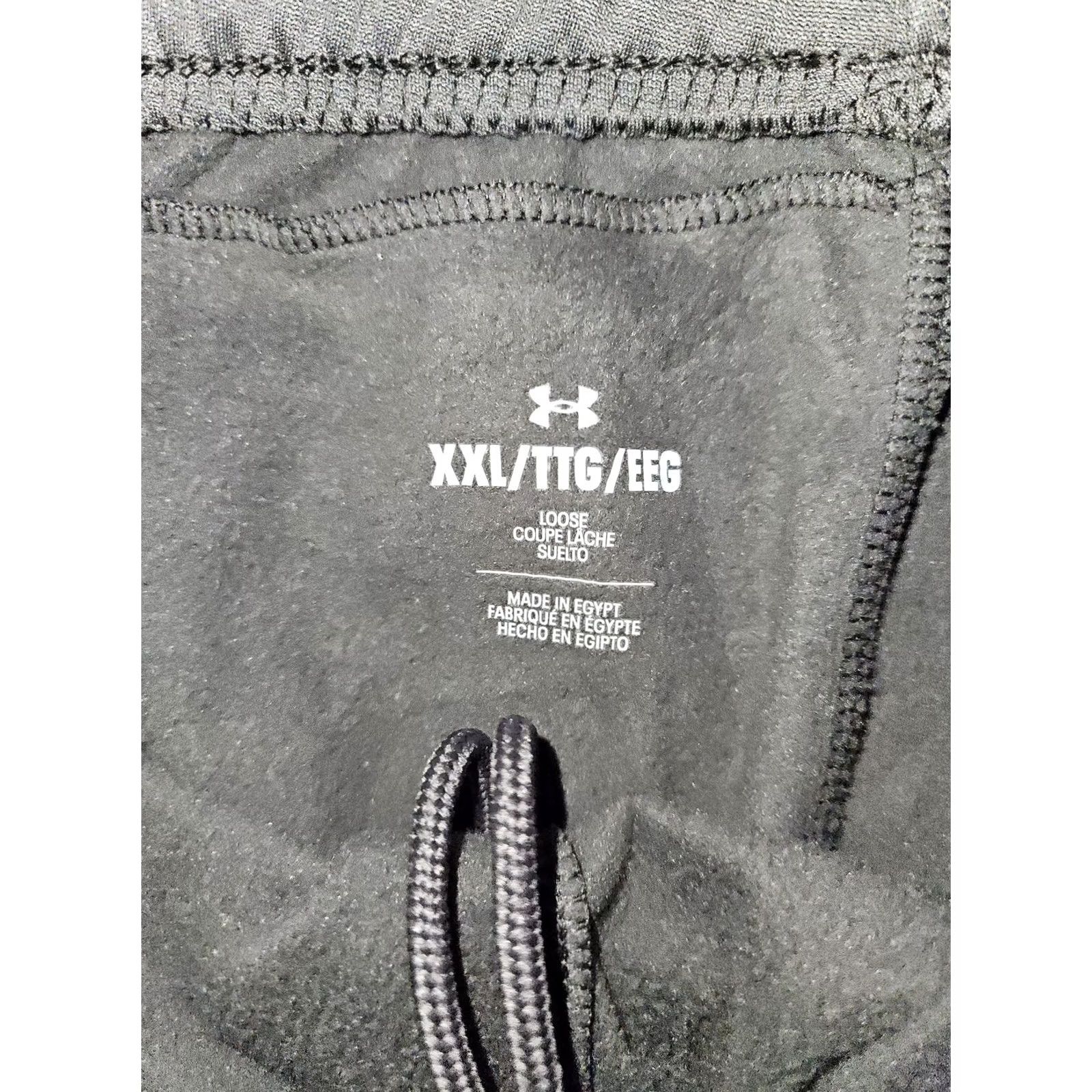 Under Armour Under Armour Pants Mens 2XL Gray Loose Fit Athletic Track Joggers Pockets Logo Size US 39 - 6 Thumbnail
