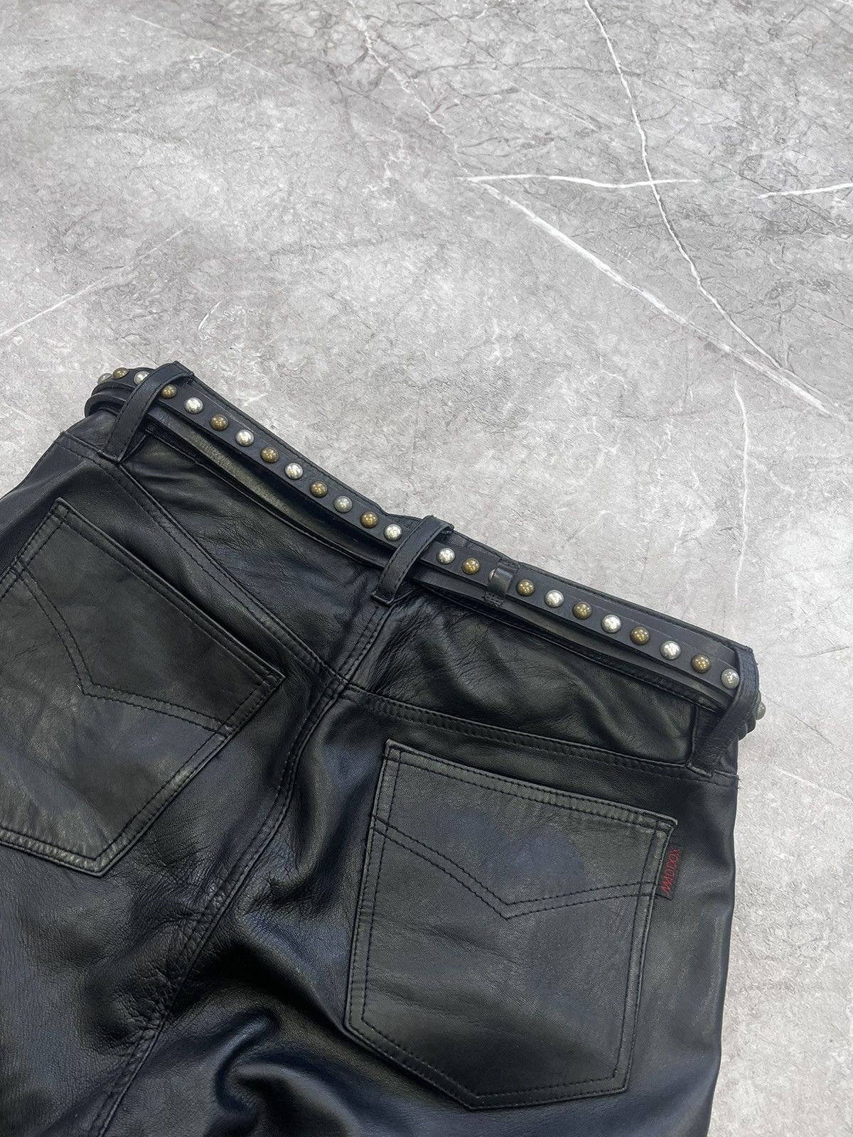 Hysteric Glamour × Le Grande Bleu (L.G.B.) × Vintage PUNK OPIUM RARE LEATHER BELT HYSTERICGLAMOUR STYLE Size ONE SIZE - 1 Thumbnail