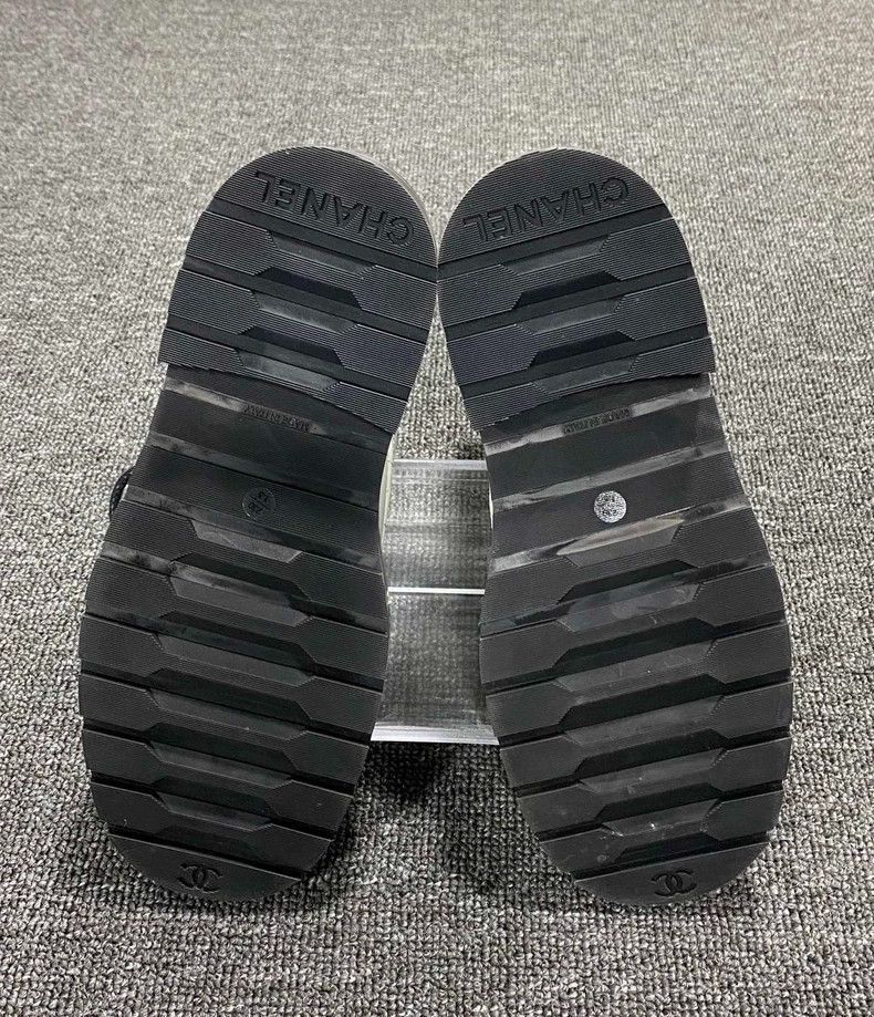 Chanel Black and White Chanel Martin Boots -2505 Size US 6 / IT 36 - 6 Thumbnail