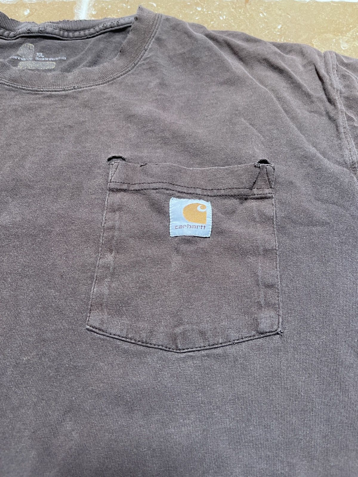 Carhartt Distressed Carhartt workwear T-shirt Size US XL / EU 56 / 4 - 1 Thumbnail