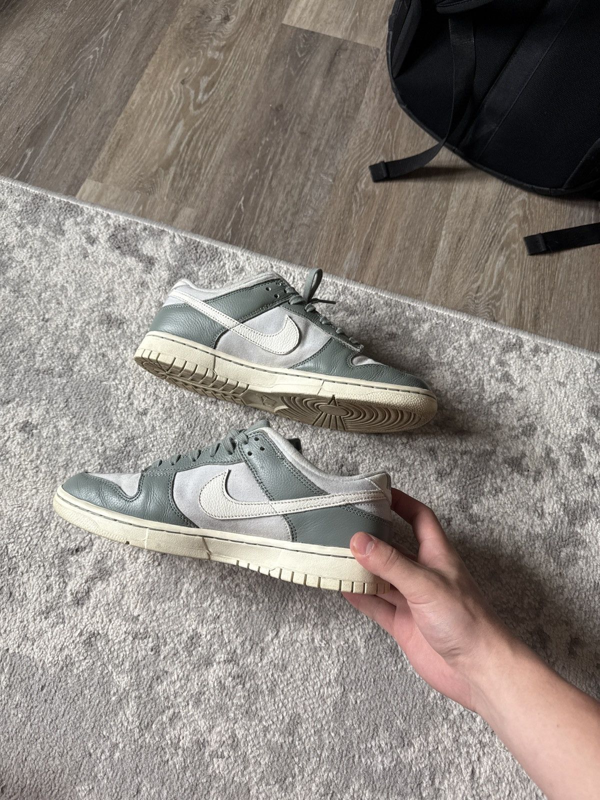 Nike Mica Green Dunks Size US 10 / EU 43 - 2 Thumbnail