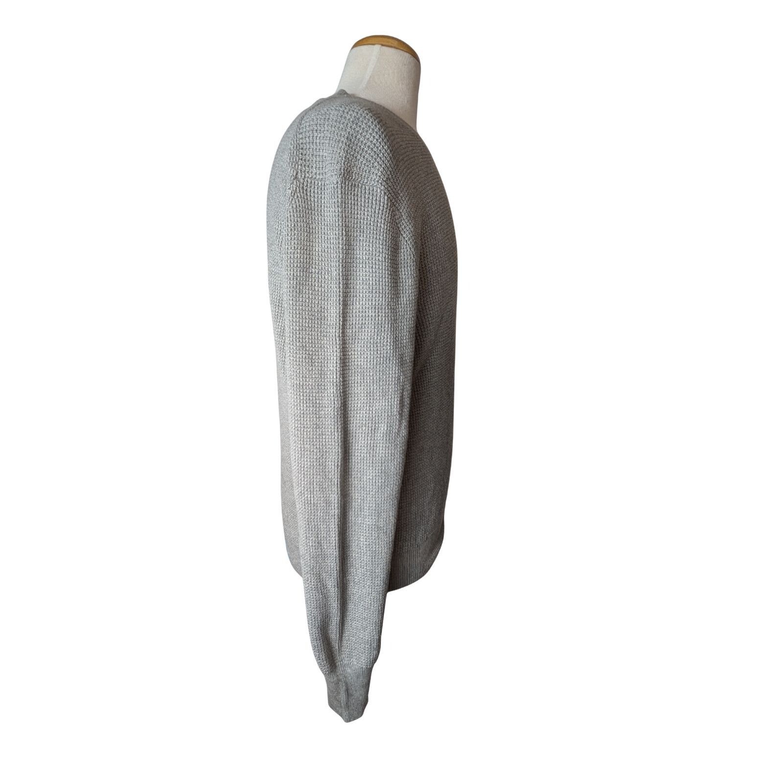Allsaints AllSaints Aspen Waffle Texture Crew Neck Ramskull Sweater Size US M / EU 48-50 / 2 - 3 Thumbnail