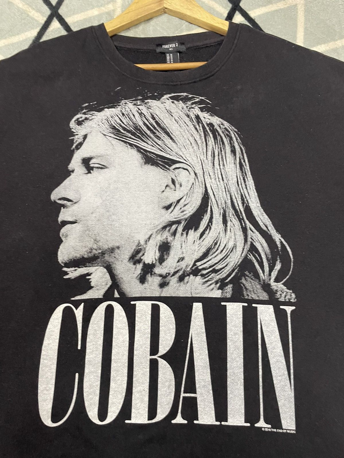 Band Tees × Vintage Vintage Kurt Cobain Sweashirt Sleveless Size US M / EU 48-50 / 2 - 3 Thumbnail