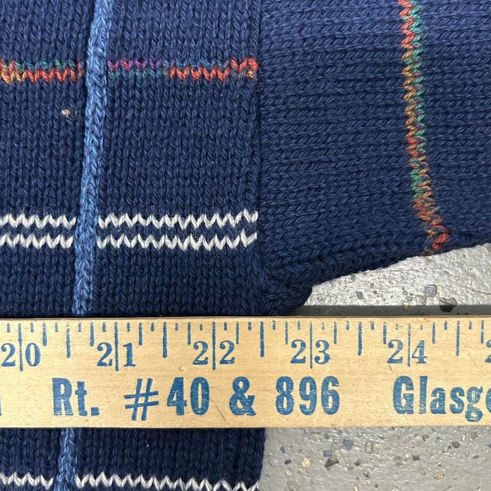 Alexander Julian Navy blue Alexander Julian Colours vintage knit sweater Size US M / EU 48-50 / 2 - 4 Thumbnail