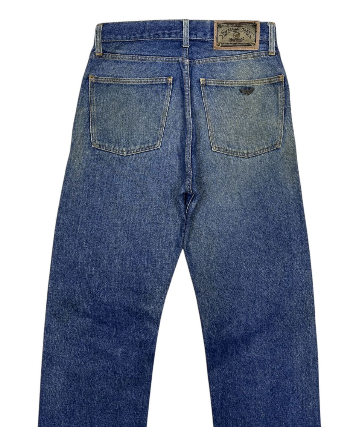 Giorgio Armani 🔥VINTAGE GIORGIO ARMANI ITALY DISTRESSED DENIM JEANS Size US 30 / EU 46 - 4 Thumbnail
