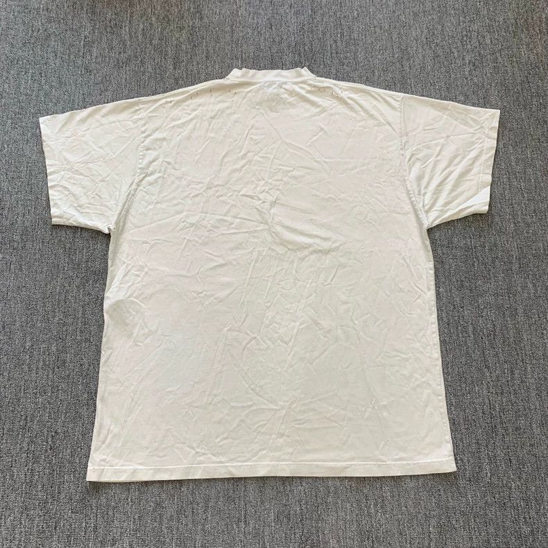 Balenciaga Balenciaga White mirror flip logo short-sleeve Size US XL / EU 56 / 4 - 2 Thumbnail