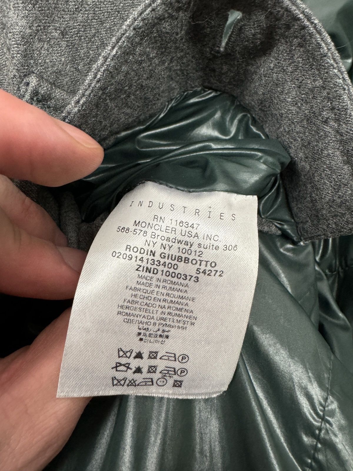Moncler Moncler Wool Blazer Down Jacket 1700€ Size US L / EU 52-54 / 3 - 20 Thumbnail