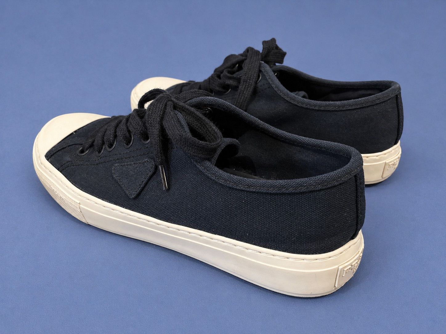 Prada Prada Canvas Triangle Logo Sneakers Size 7 Size US 7 / EU 40 - 4 Thumbnail