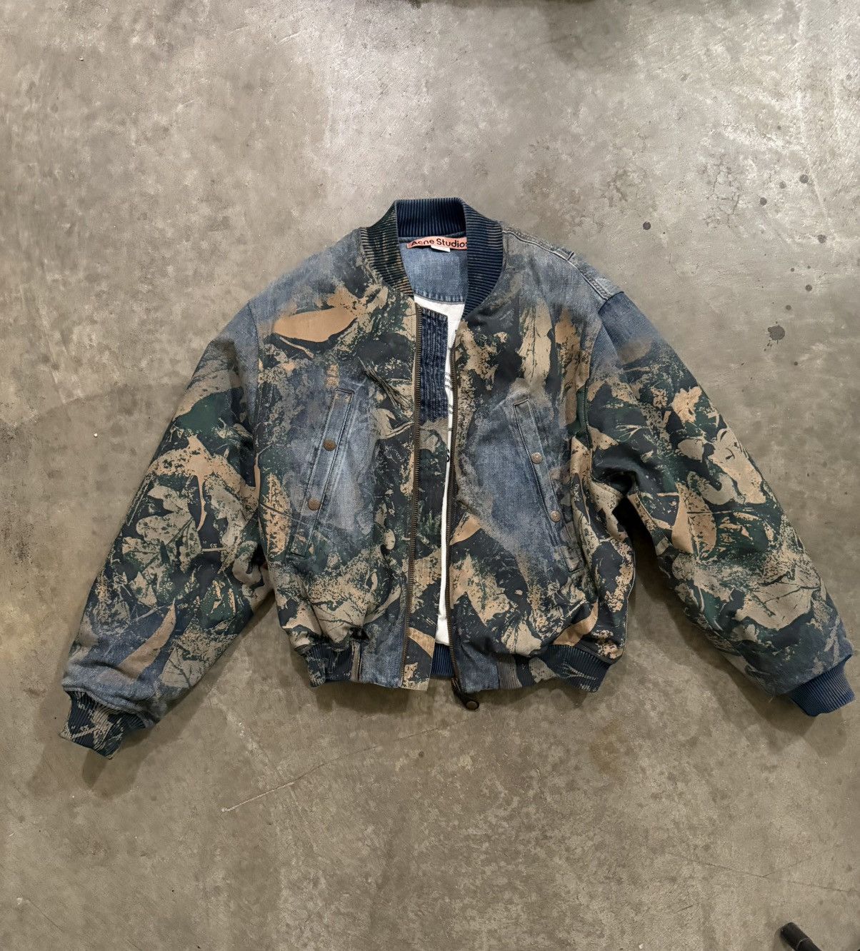 Acne Studios Acne Studios Denim Bomber Jacket Size US M / EU 48-50 / 2 - 1 Thumbnail