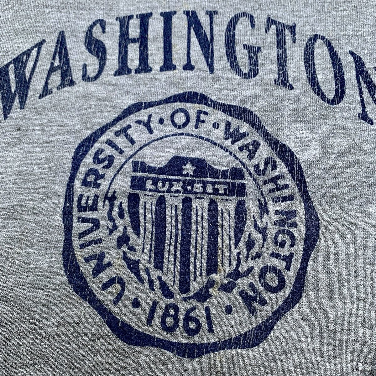 Jerzees × Vintage Vintage 1980s Jerzees University Of Washington Crewneck Size US S / EU 44-46 / 1 - 8 Thumbnail