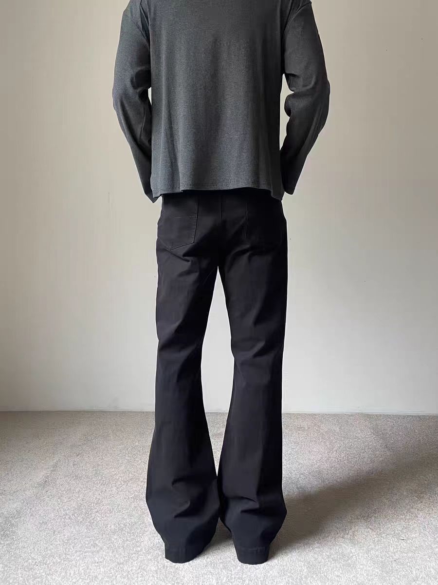 Jean Black loose-fitting casual work pants Size US 34 / EU 50 - 5 Thumbnail