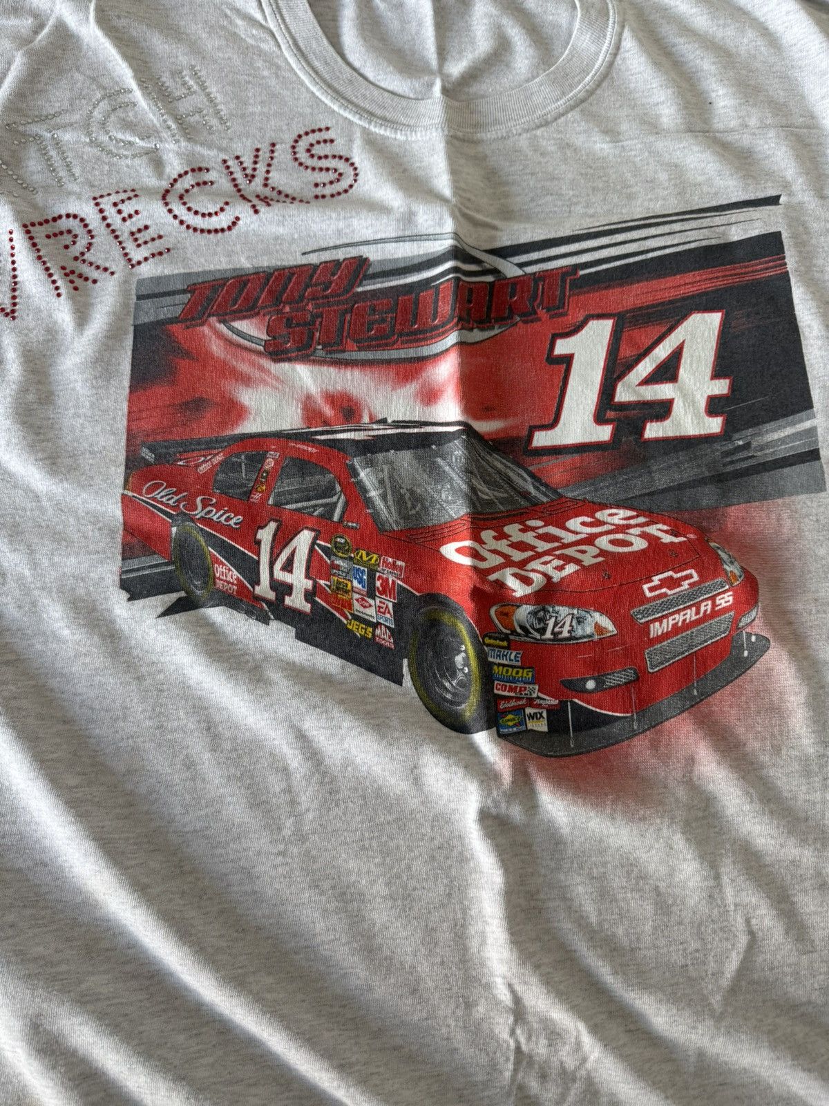 Vintage Tony Stewart Nascar merch tee Size US XL / EU 56 / 4 - 2 Thumbnail