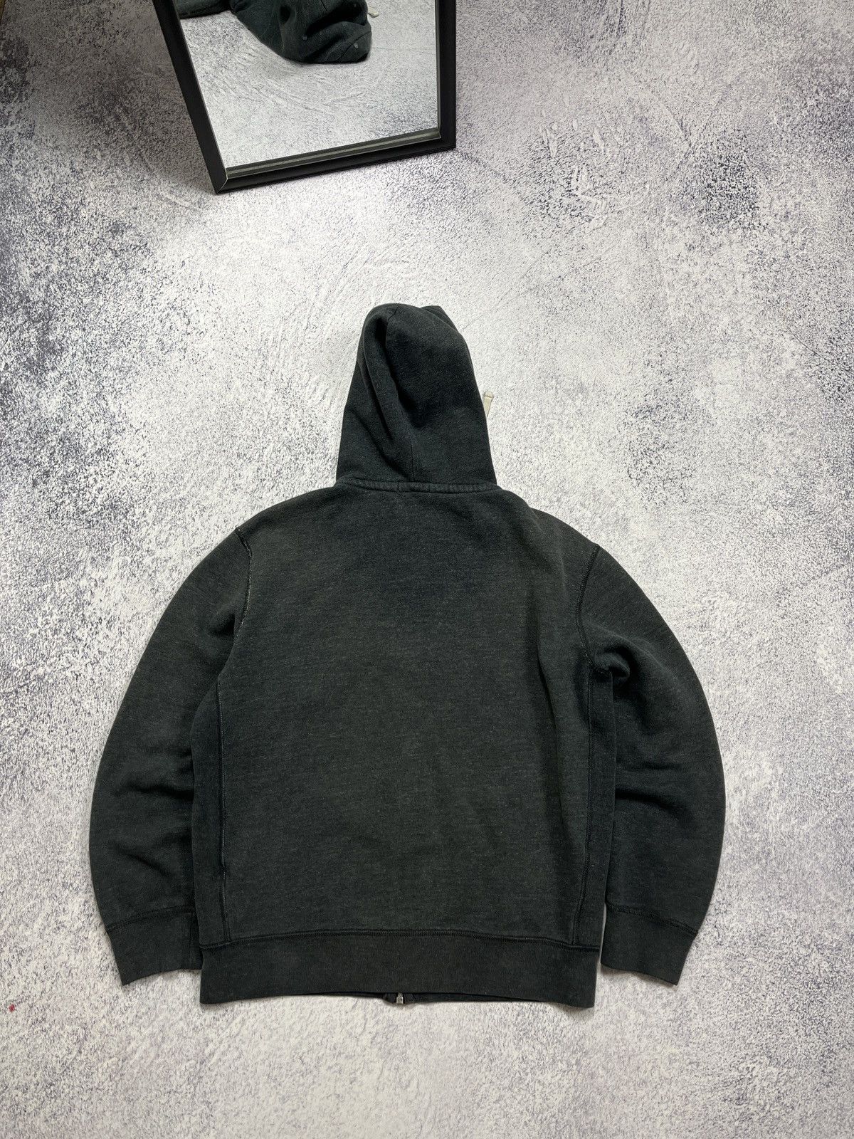Polo Ralph Lauren × Ralph Lauren Polo Ralph Lauren Grey Zip Up Hoodie Red Pony Hype PRL Y2K Size US L / EU 52-54 / 3 - 14 Thumbnail