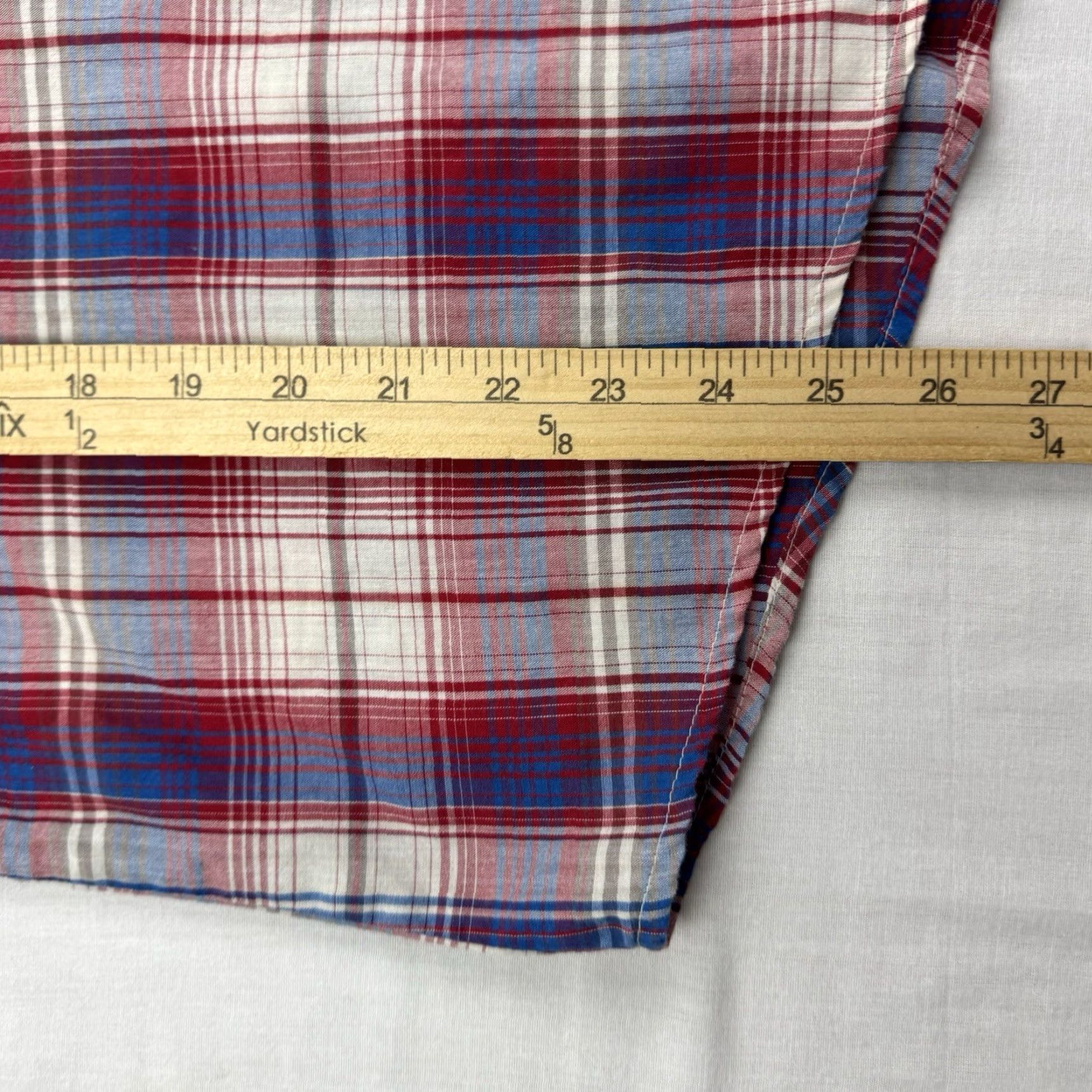 Wrangler VINTAGE Wrangler Pearl Snap Shirt Womens XL Red Plaid Western Y2K Casual Workwear Size XL / US 12-14 / IT 48-50 - 5 Thumbnail