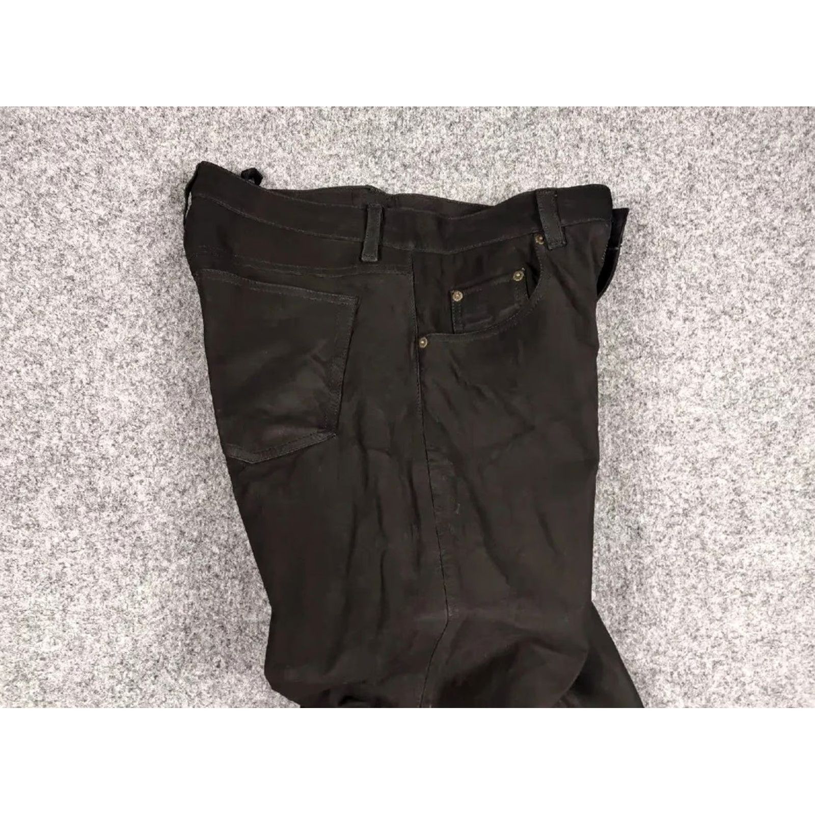 Vintage Y2K Vintage 90s Leather Pants Opium Style Alt Biker USA Rare Men’s Size US 32 / EU 48 - 4 Thumbnail
