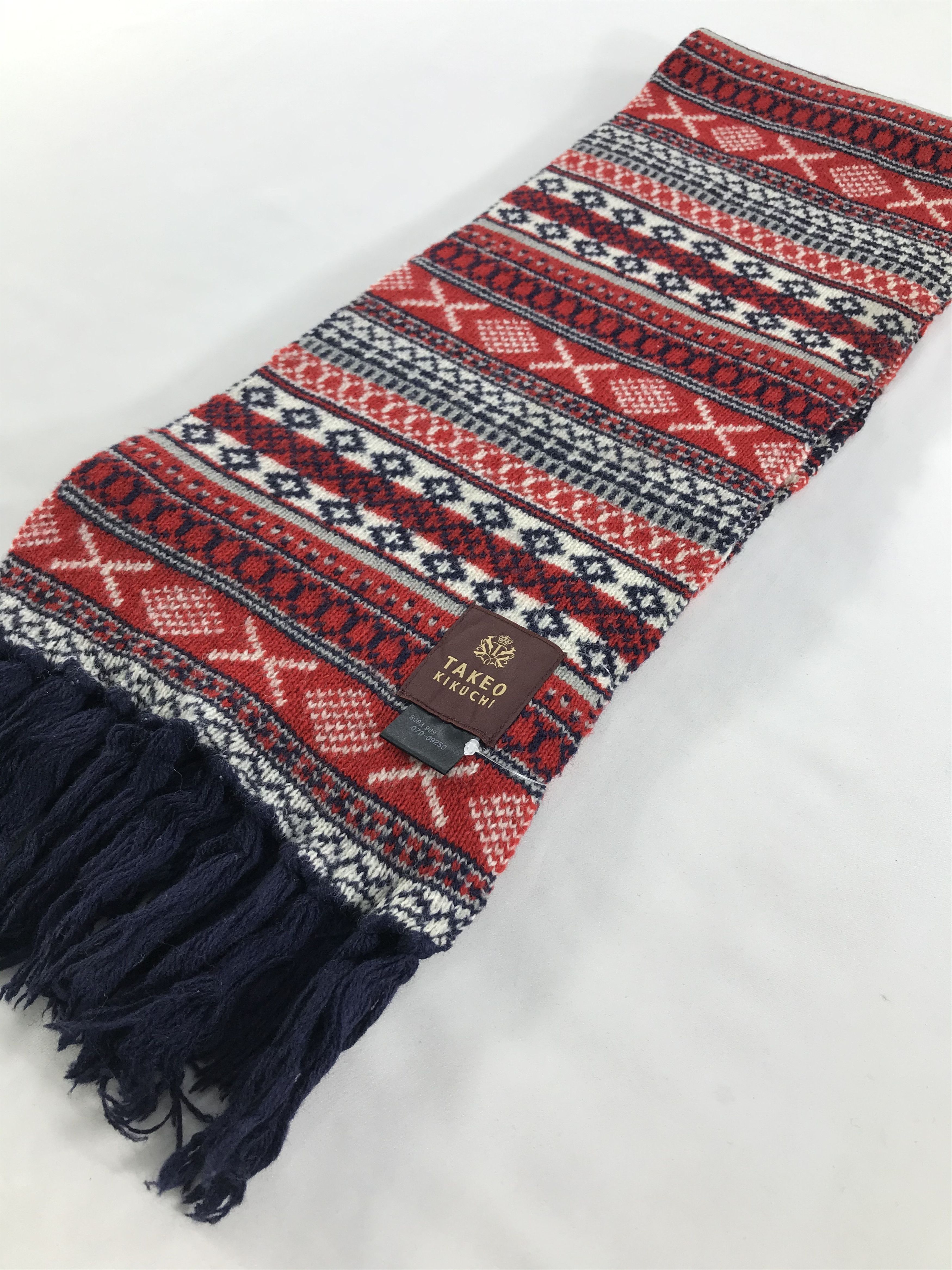 Takeo Kikuchi Vintage Takeo Kikuchi Scarf/Muffler/Neckwear MF1207 Size ONE SIZE - 3 Thumbnail