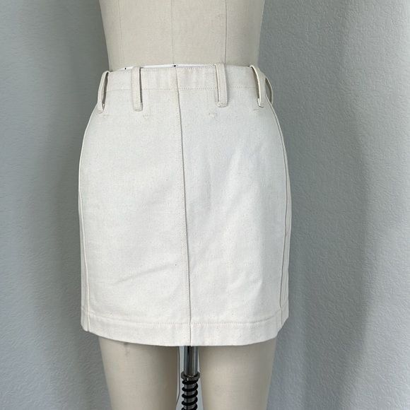 Alaia × Vintage S/S 1991 Azzedine Alaïa Denim Skirt Set with Lace-Up Details Size 28" / US 6 / IT 42 - 5 Thumbnail